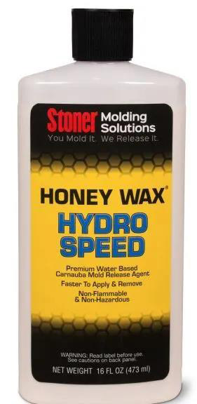 Stoner HoneyWax®Hydro Speed是一種高固含量的水性乳液，不含任何溶劑，旨在代替?zhèn)鹘y(tǒng)的高級涂蠟作為復(fù)合材料行業(yè)中的脫模劑。