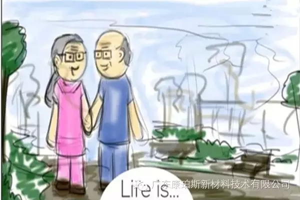 人生就是。。。 牽著老伴的手，享受屬于自己的夕陽，執(zhí)子之手，與子偕老......